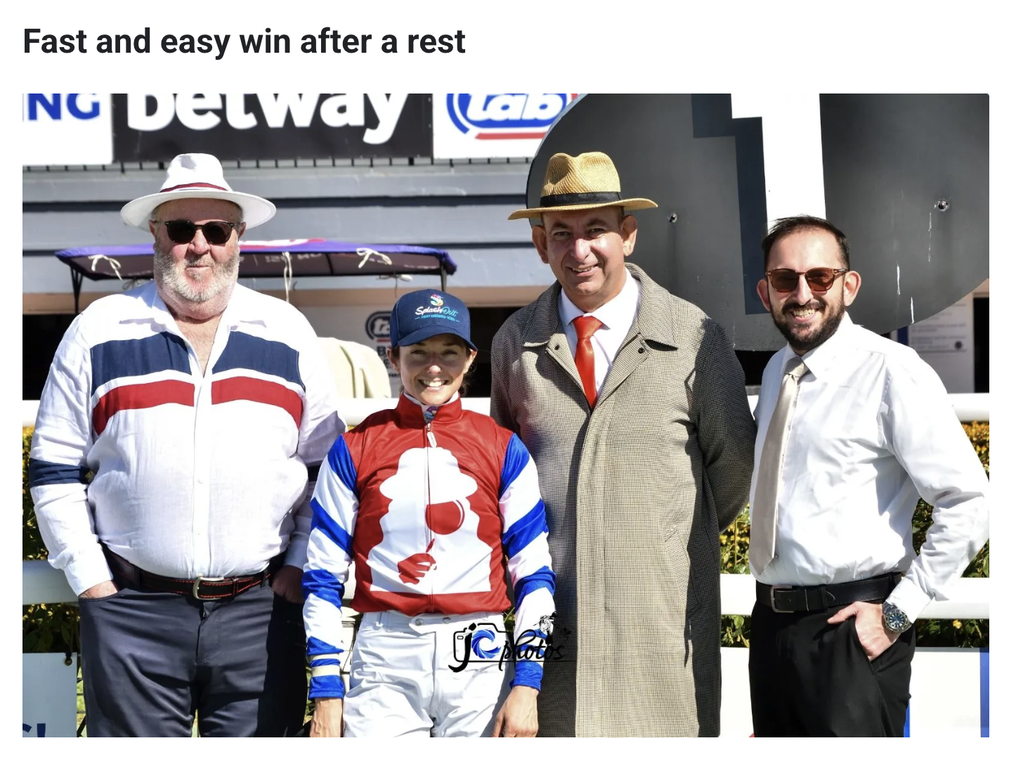Fast and easy win after a rest